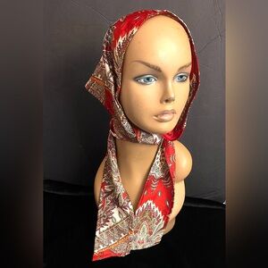 Etiquette Paisley Head Scarf -NWOT